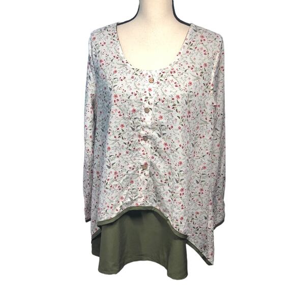 Floral Tunic unbranded XL - Picture 1 of 8